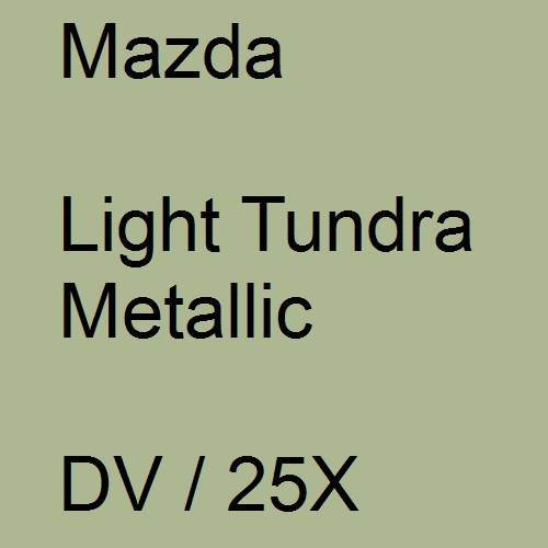 Mazda, Light Tundra Metallic, DV / 25X.